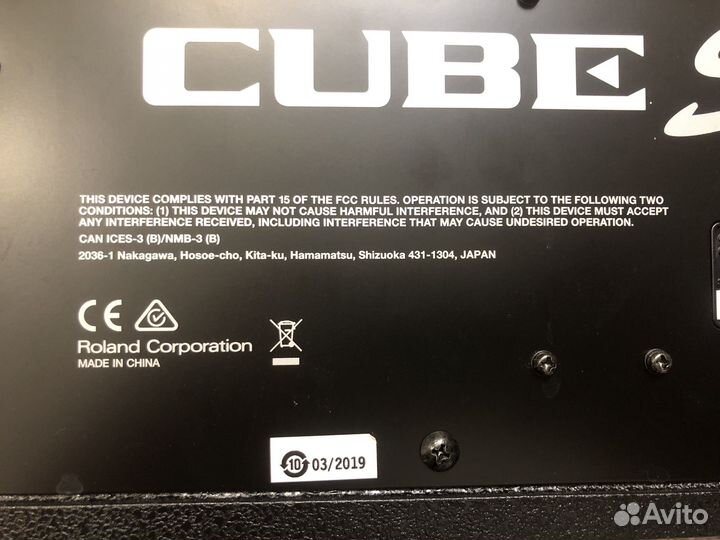 Комбоусилитель Roland cube