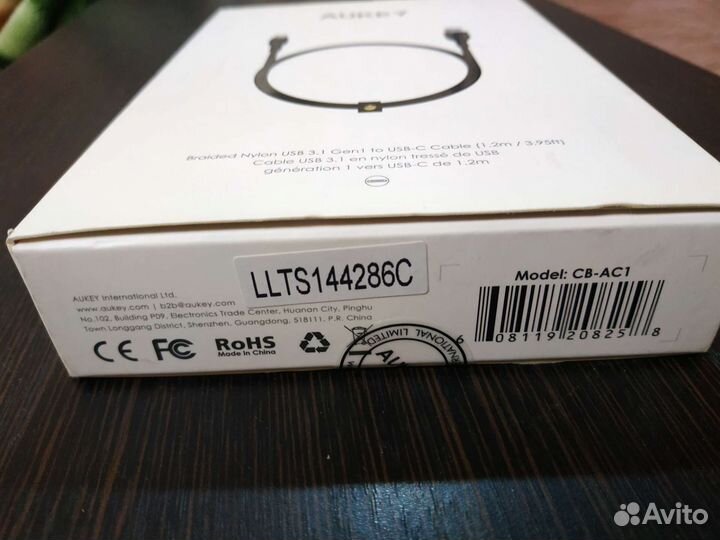 Кабель Aukey USB to Type-C (CB-AC1)