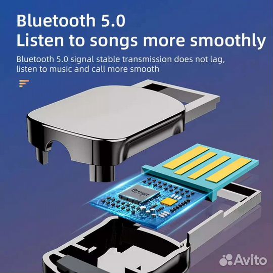 Bluetooth адаптер Essager (J3.5мм/микрофон/V5.0)