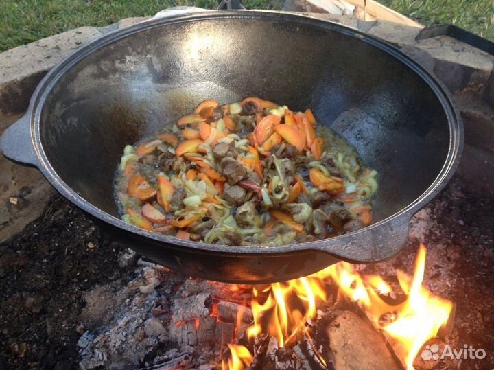 Казаны чугунные 16л