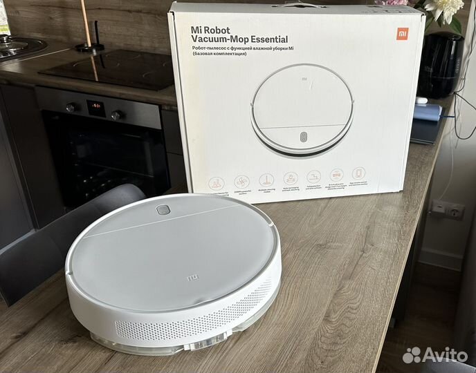 Робот пылесос xiaomi mi robot vacuum mop essential