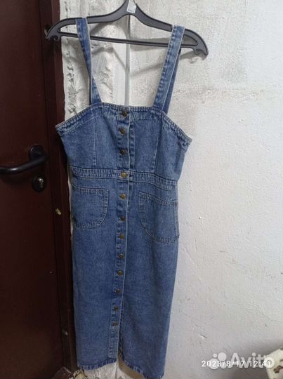 Джинсовый сарафан
