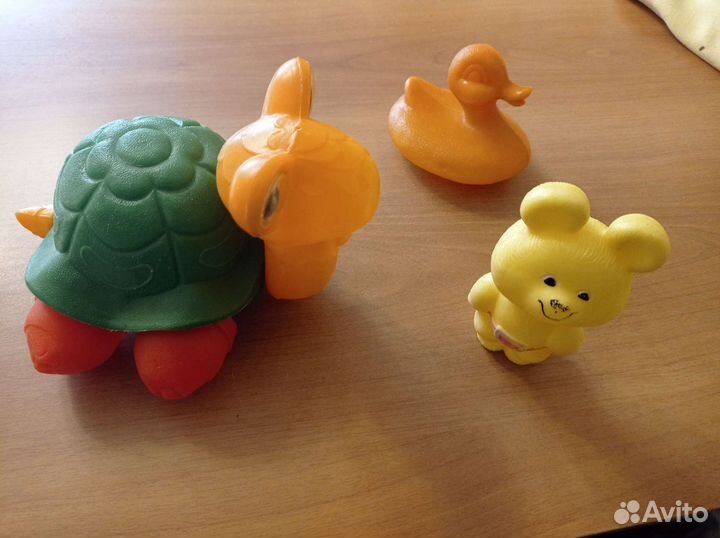 Детские пластмассовые игрушки из СССР