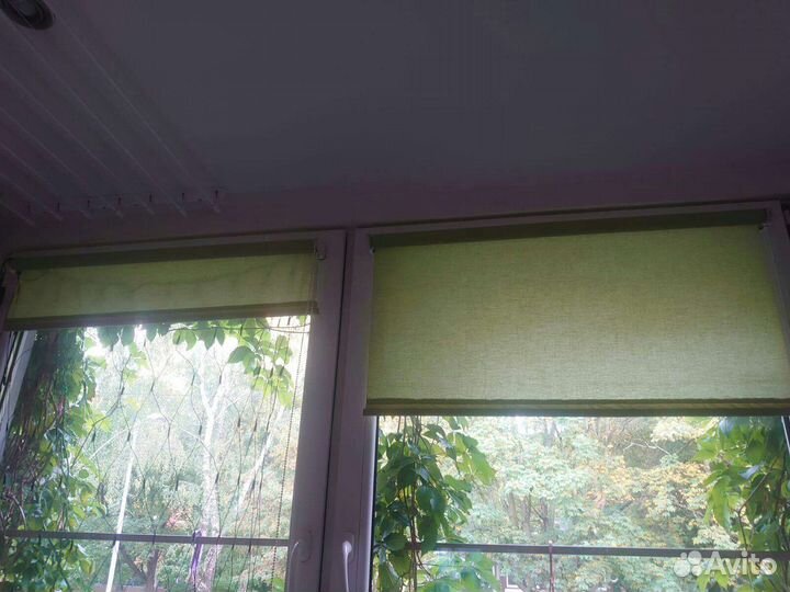 Рулонные шторы ролеты рол 90см х 160см 4шт+2шт 4шт