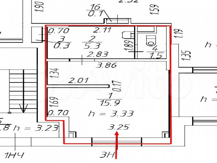 Сдам помещение свободного назначения, 23 м²