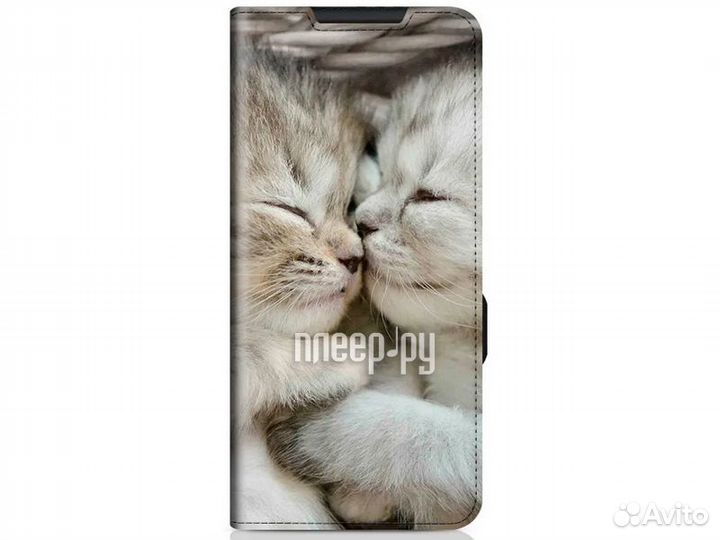 Чехол DF для Xiaomi Redmi Note 12 4G Flip Prin