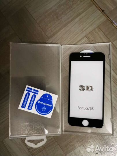 Защитное стекло новое для iPhone 6/6s