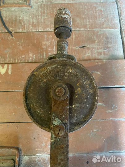 Дрель старинная