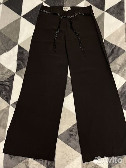 Брюки палаццо черные 38 Испания