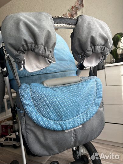 Коляска 2 в 1 adamex lora