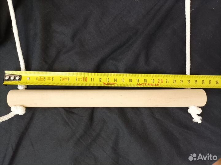 Лестница детская деревянная верёвочная