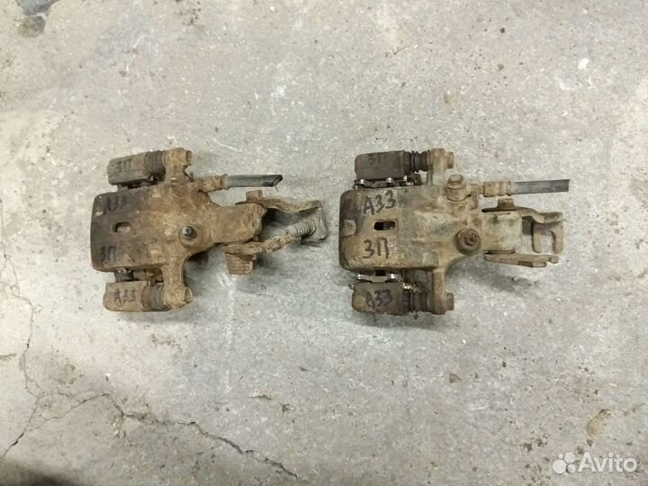 Суппорт тормозной задний ниссан максима а33 правый