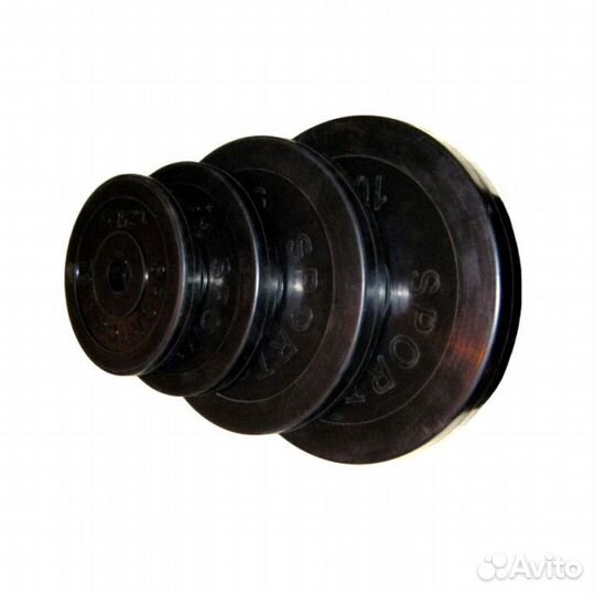 Штанга 45 кг 150см обрезиненные диски