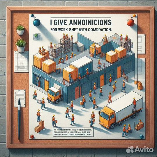 Работа вахтой, комплектовщик