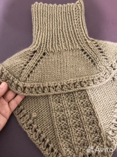 Шарф вязаный