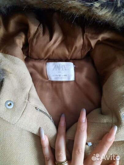 Пальто для девочки zara