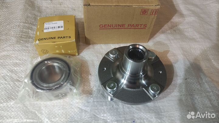 Ступица передняя с подшипник Solaris/Rio 2010-2022