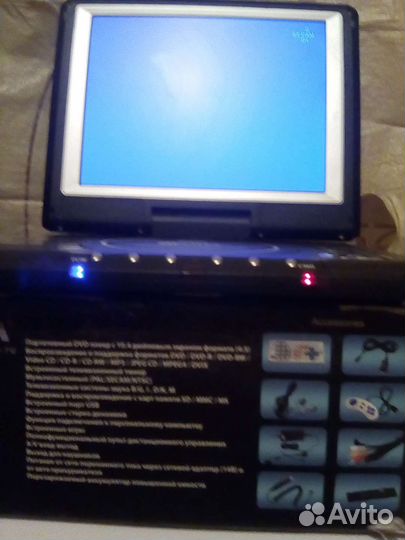 Портативный dvd плеер с тв Miyota m dtv 1001ru (10