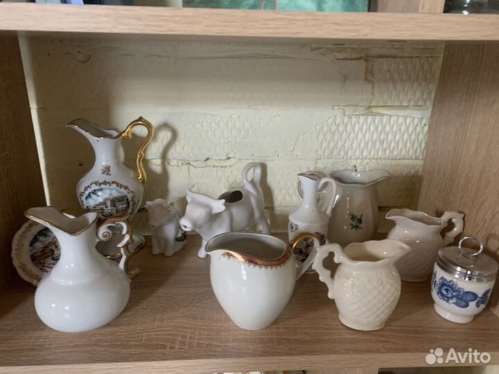 Кувшинчик и молочники фарфор Европа