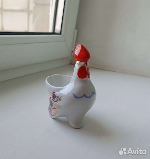 Икорница/солонка петушок