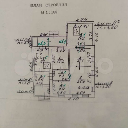 Дом 98 м² на участке 11 сот.