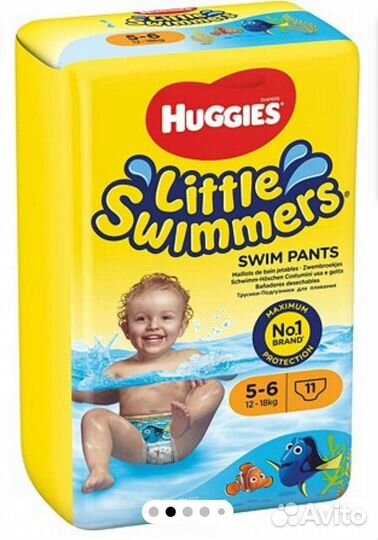 Трусики для плавания Huggies 5-6
