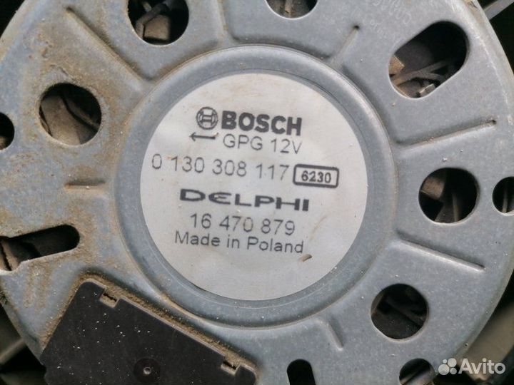 Вентилятор радиатора Opel Astra 2012-2016