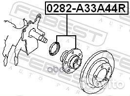 0282-A33A44R к-т подш.ступ. Nissan Almera Tino