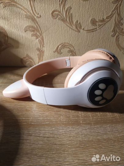 Беспроводные наушники с кошачьими ушками
