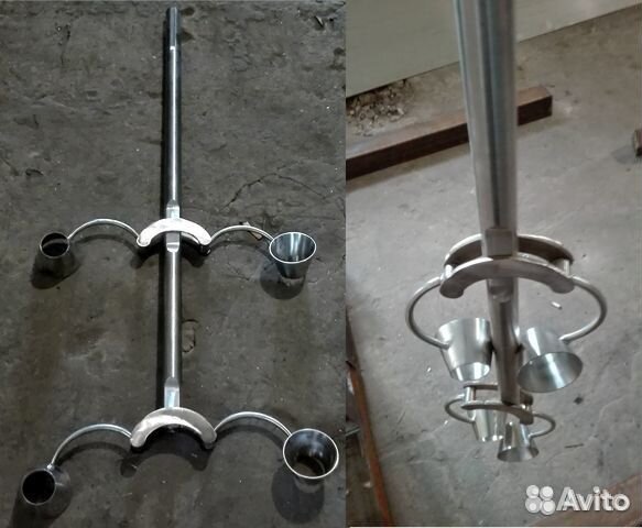 Конусная мешалка для еврокуба 1.5кВт