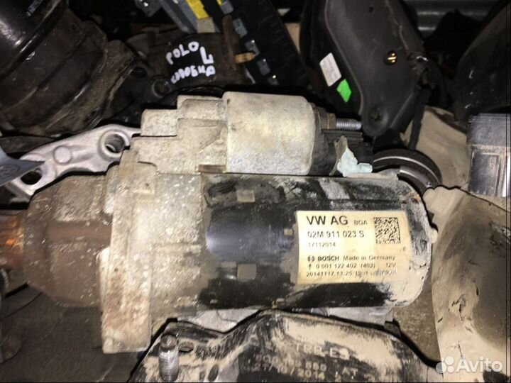 Стартер под АКПП фольксваген поло седан