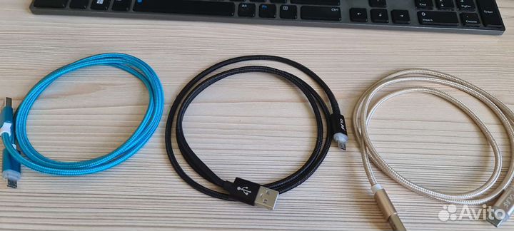 Микро USB кабель/Micro USB/Type C Cable Olaf 1m