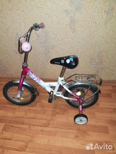 Детский велосипед бу с ручкой