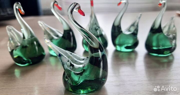 Декоративные фигурки лебеди для дома