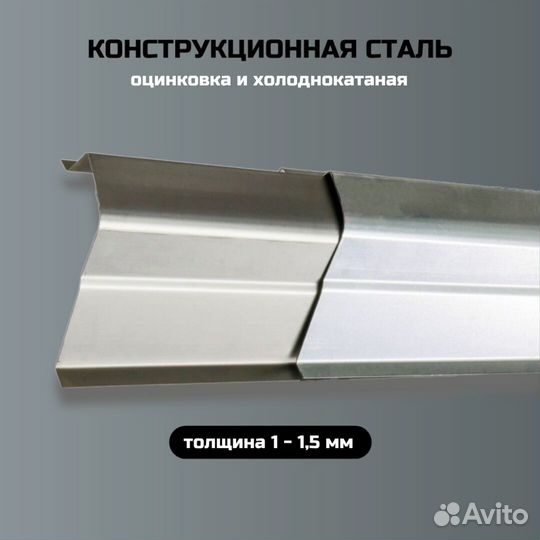 Пороги кузовные Volvo XC70 1