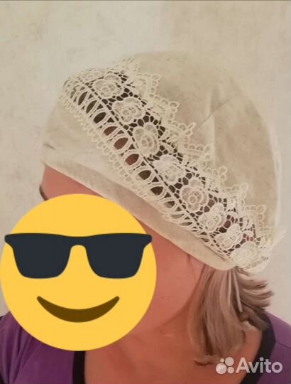 Берет женский лён