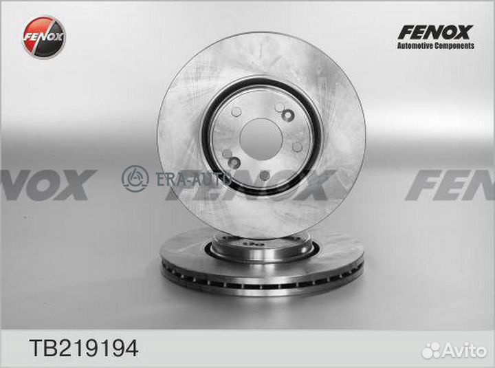 Fenox TB219194 Диск тормозной