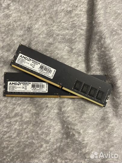 Оперативная память ddr4 2x8gb 2400 AMD memory