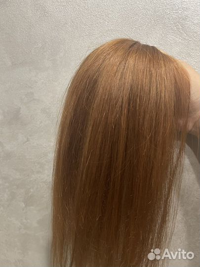 Волосы для наращивания 45 см рыже-русые