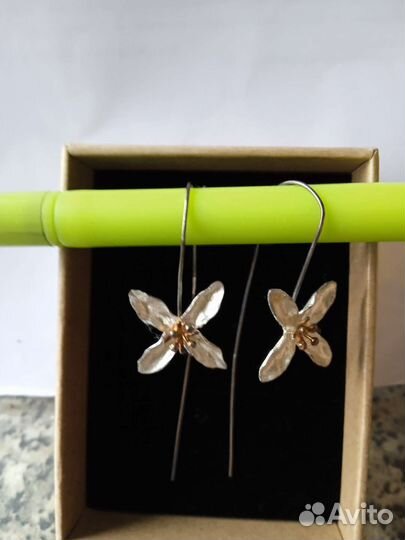 Серьги из серебра