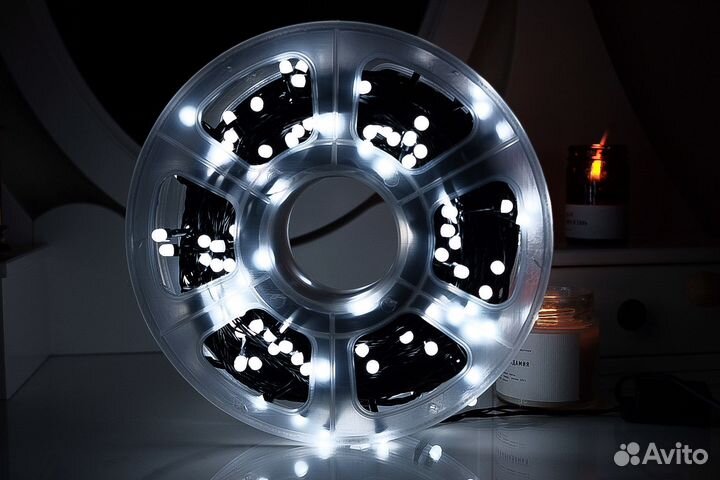 Уличная светодиодная электроширлянда 35-40 метров