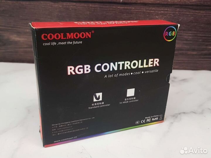 RGB Контроллер CoolMoon на 10 Кулеров с Пультом