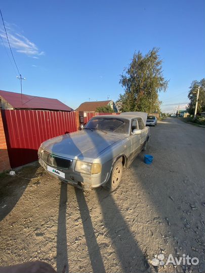 ГАЗ 3110 Волга 2.3 МТ, 2004, битый, 274 000 км