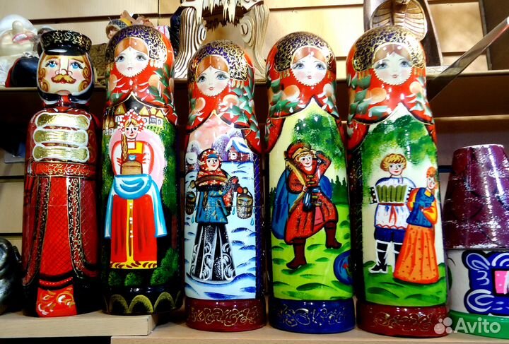 Матрёшки, матрёшки штоф