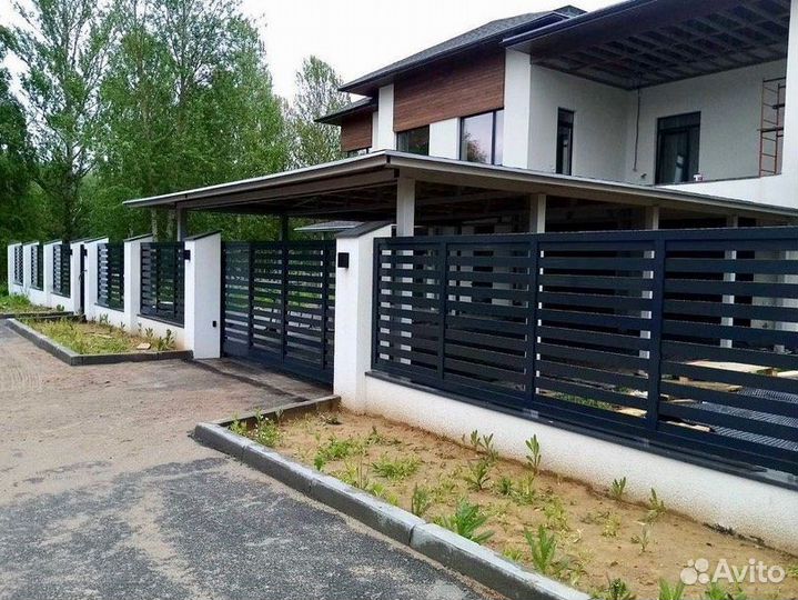 Откатные ворота Alutech ProTrend