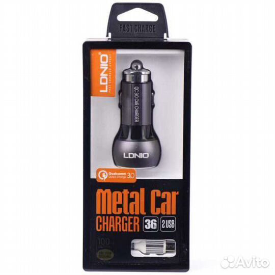 Автомобильное зарядное устройство ldnio