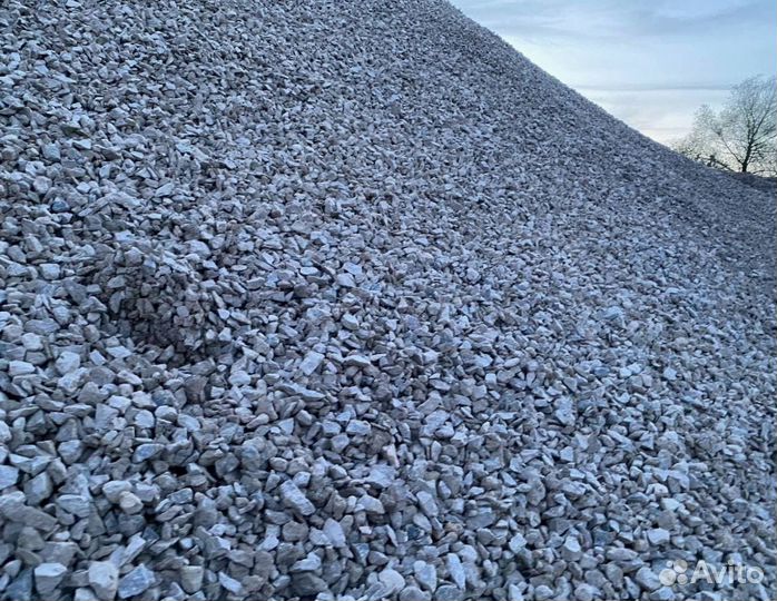 Щебень доломит