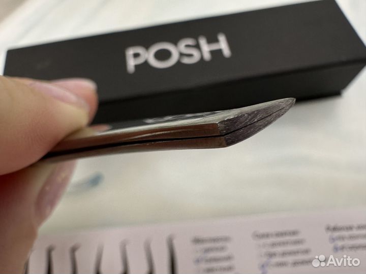 Пинцет для наращивания ресниц новый posh