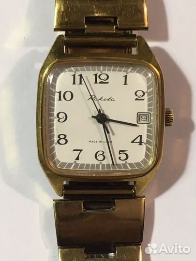 Часы Ракета Au экспортные СССР