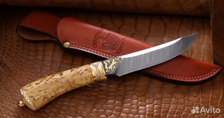 Нож эксклюзивный Куница Северная Корона